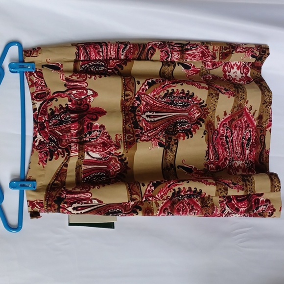 Harve Benard Petite Midi Skirt  Sz 10 - Picture 4 of 7